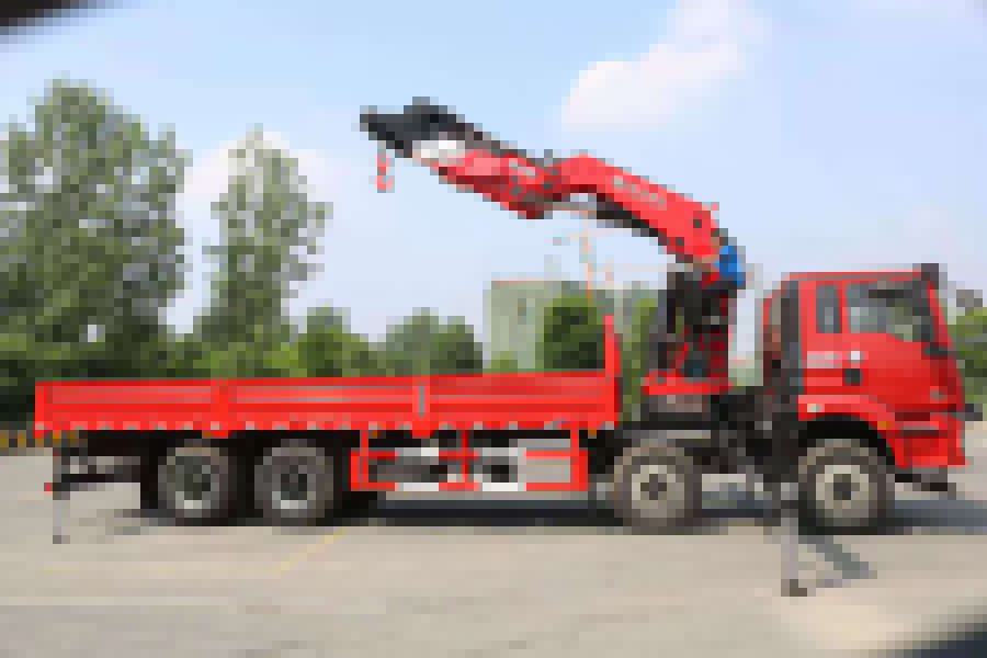 陜汽德龍長興30噸折臂隨車吊