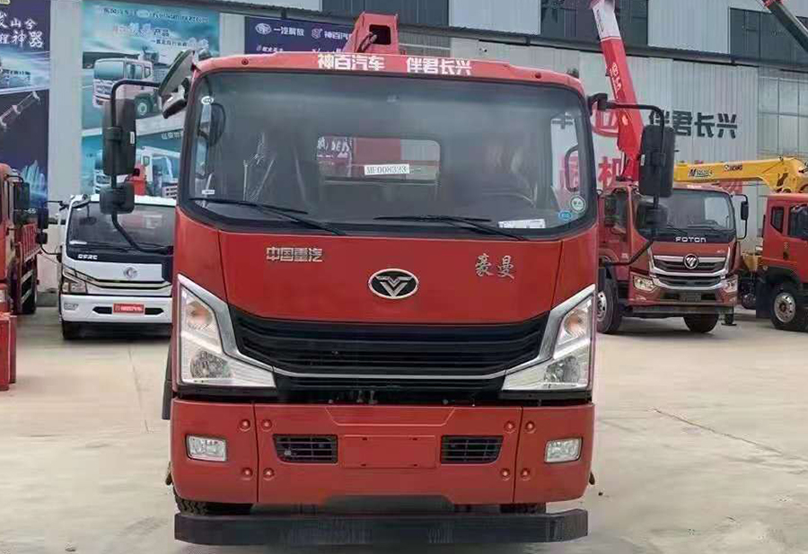 重汽豪曼藍牌5噸隨車吊多少錢