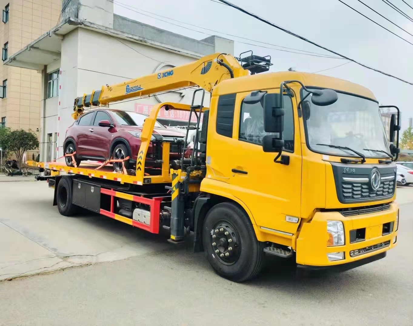 東風(fēng)天錦清障隨車吊 徐工8噸吊機(jī)
