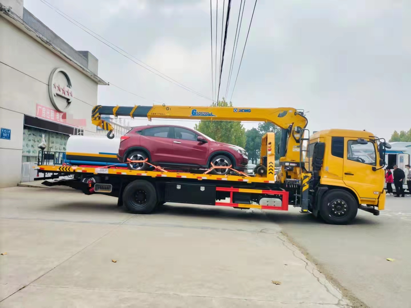 東風(fēng)天錦清障隨車吊 徐工8噸吊機(jī)